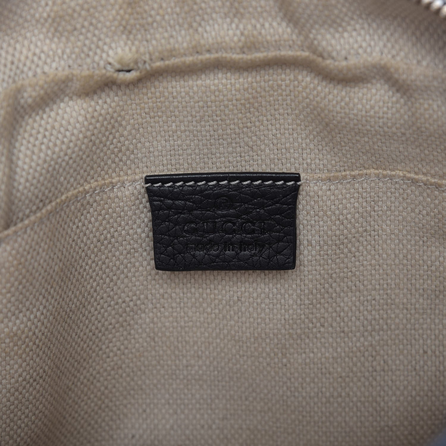 Gucci Pebbled Calfskin Small Soho Disco Bag Black 8 of 13
