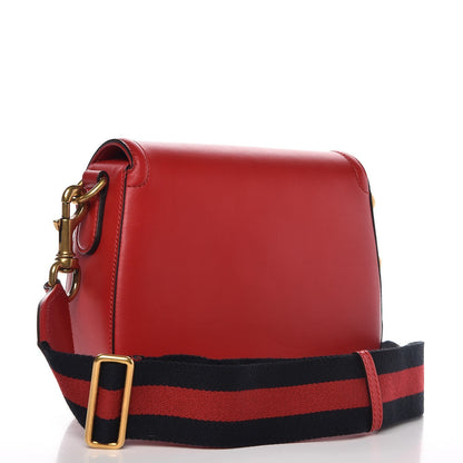 Gucci Ruinart Calfskin Medium Lady Web Shoulder Bag Hibiscus Red 4 of 10