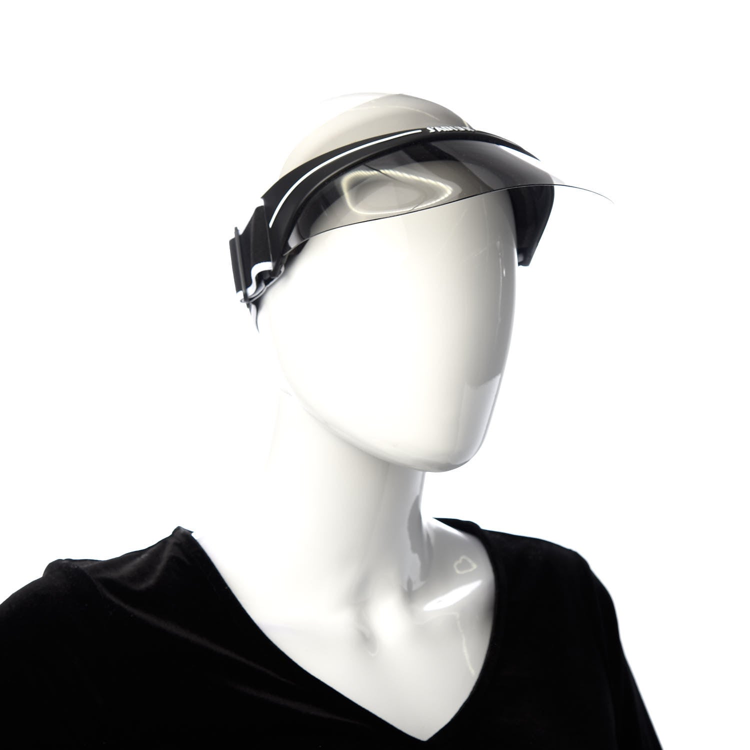 Christian Dior Mirrored DiorClub1 Sun Visor Black 2 of 9