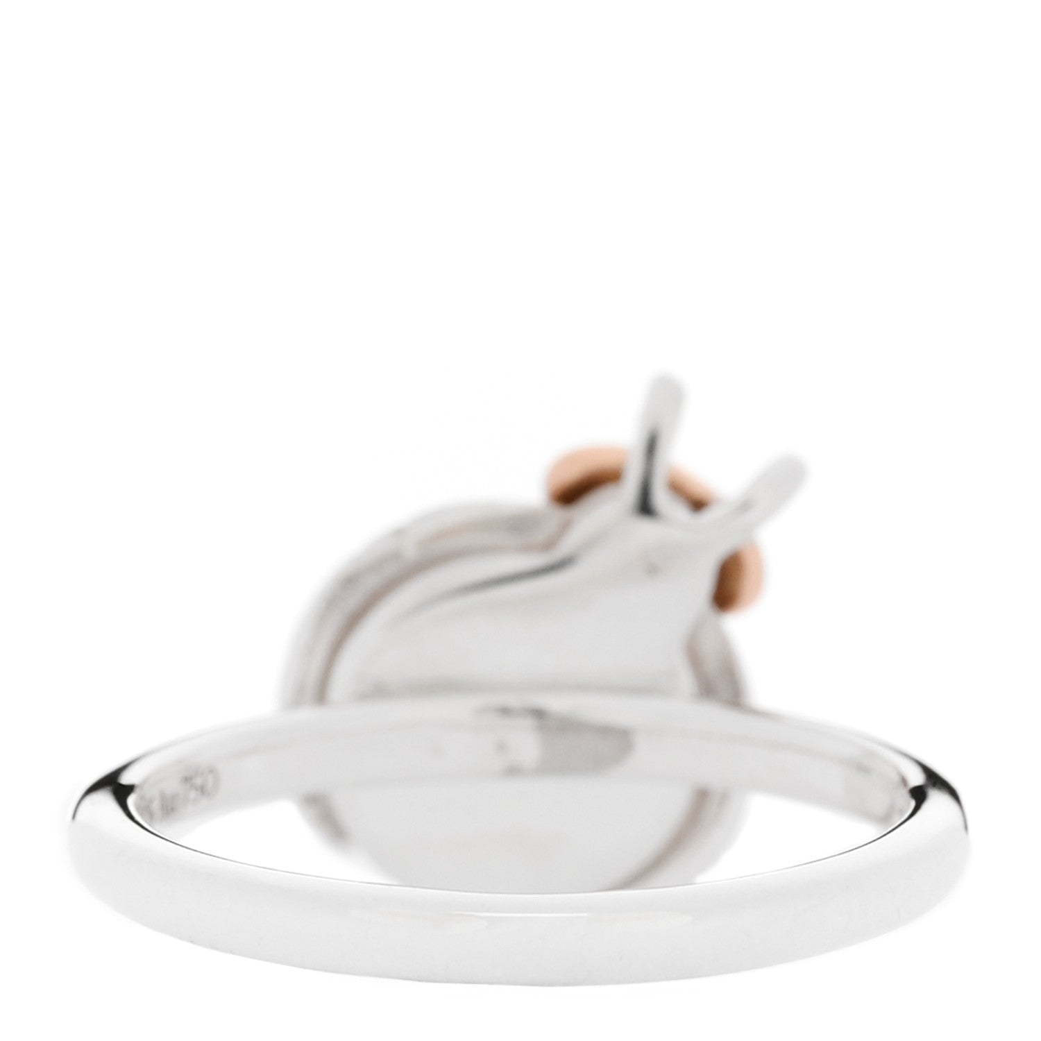 Tiffany Sterling Silver 18K Rose Gold Return to Tiffany Love Bugs Ladybug Ring 47 4 3 of 5