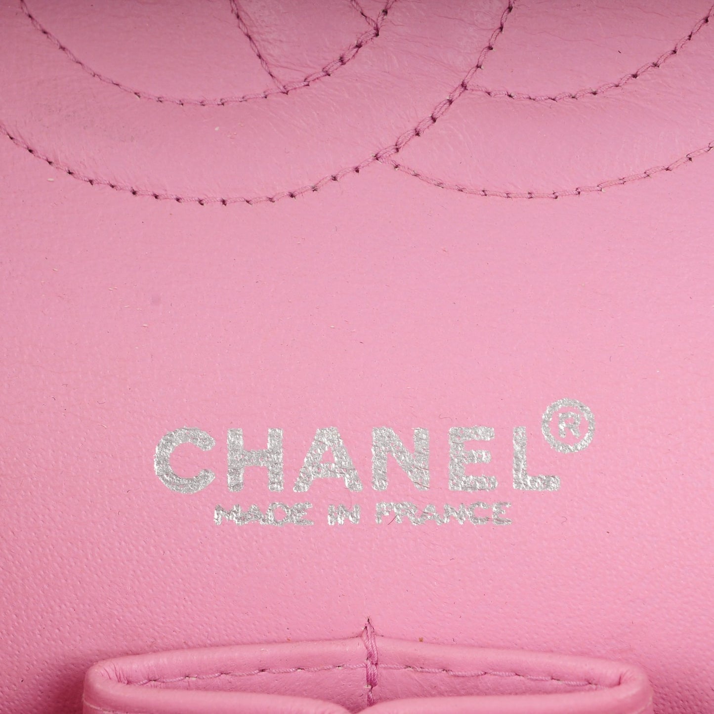 Jersey Quilted Medium Double Flap Pink