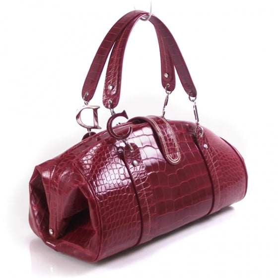 Christian Dior Alligator Doctor Bowler 3 of 10