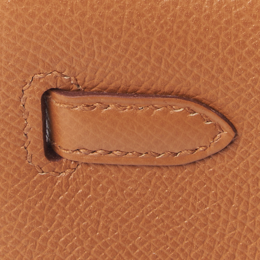 Epsom Verso Kelly Sellier 25 Caramel Jaune Ambre