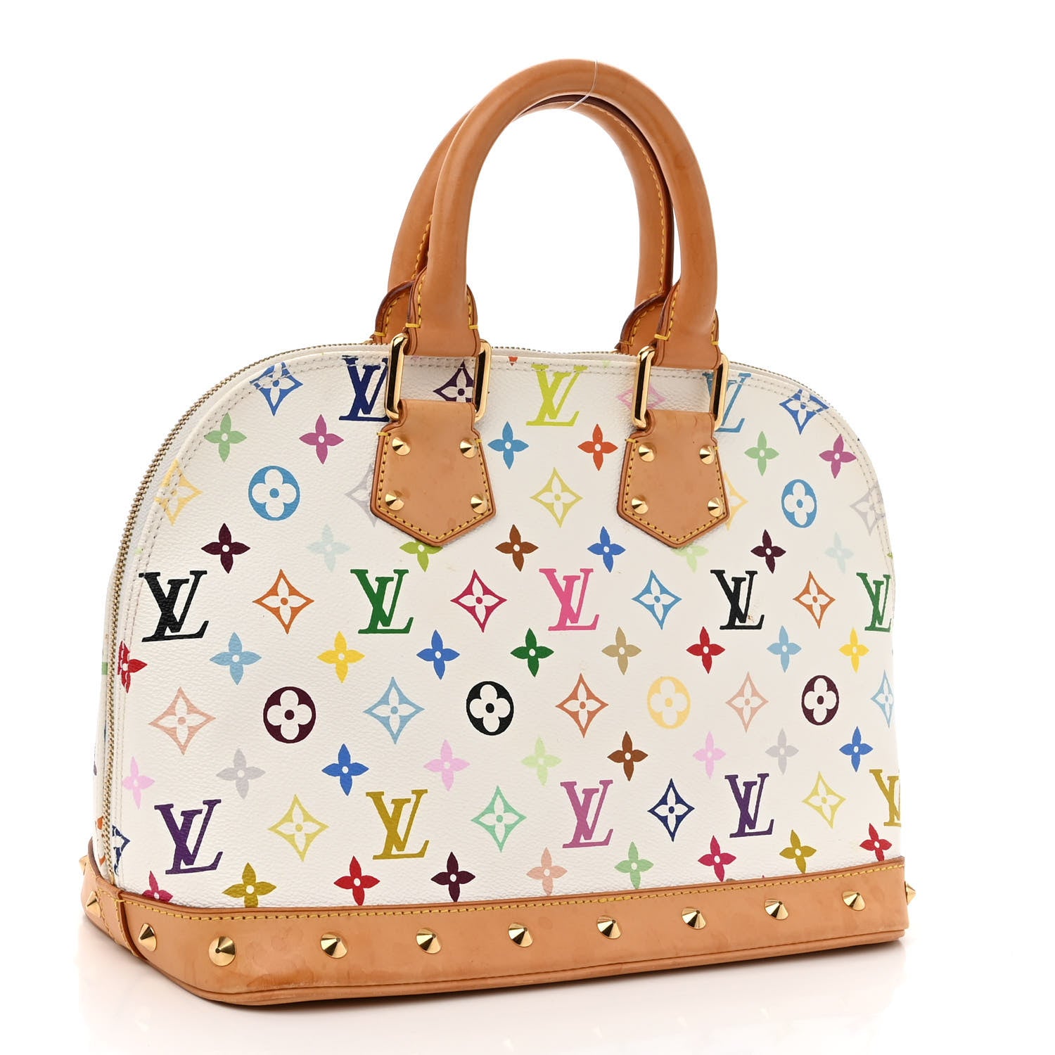 Louis Vuitton Monogram Multicolor Alma White 3 of 17