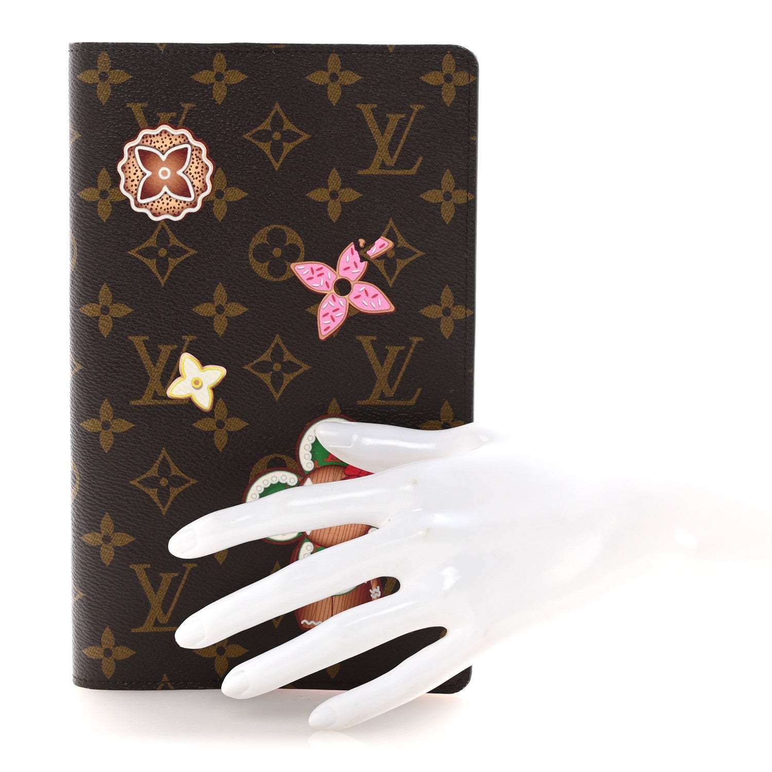 Louis Vuitton Monogram Emily Notebook Cover MM Coquelicot 2 of 6