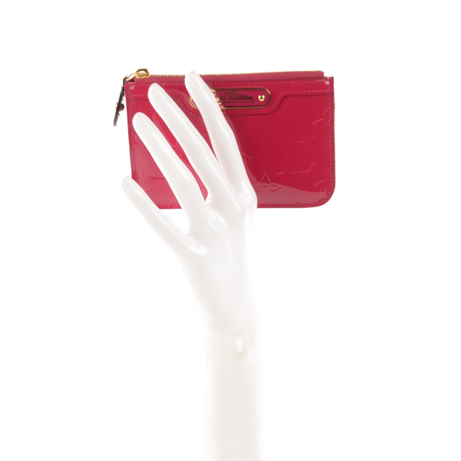 Louis Vuitton Vernis Key Pouch Rose Indien 2 of 7