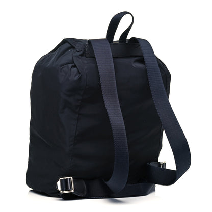Burberry Nylon Solid to Check Backpack Black 2 of 8