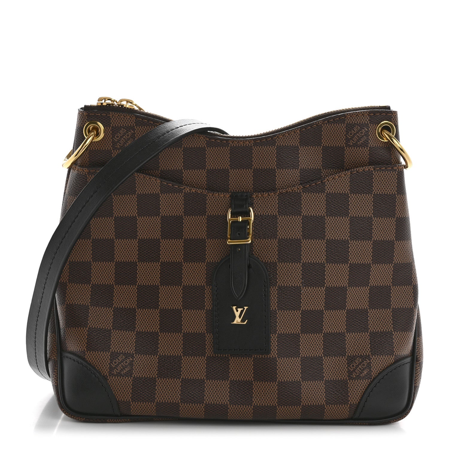 Louis Vuitton Damier Ebene Odeon PM Black 1 of 12