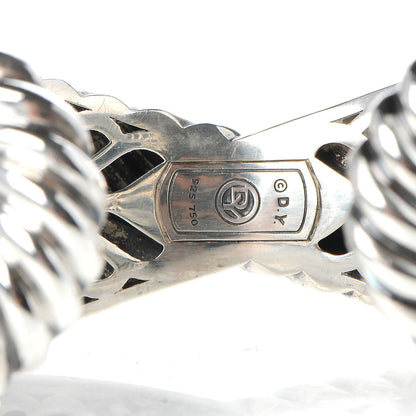 David Yurman Sterling Silver Crossover Cuff 4 of 6