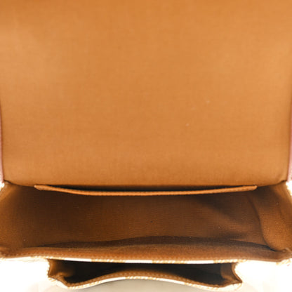 Celine Triomphe Canvas Medium Folco Bag White 5 of 11