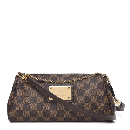 Louis Vuitton Damier Ebene Eva Clutch 1 of 9
