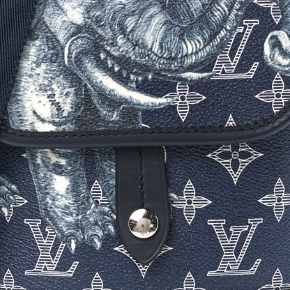 Louis Vuitton Savane Monogram Elephant Chapman Messenger BB Encre 8 of 11