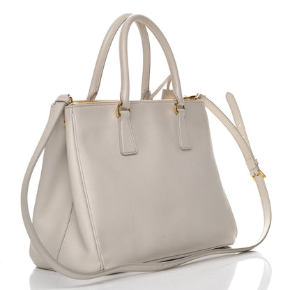 Prada Saffiano Medium Galleria Double Zip Tote Talco 4 of 14