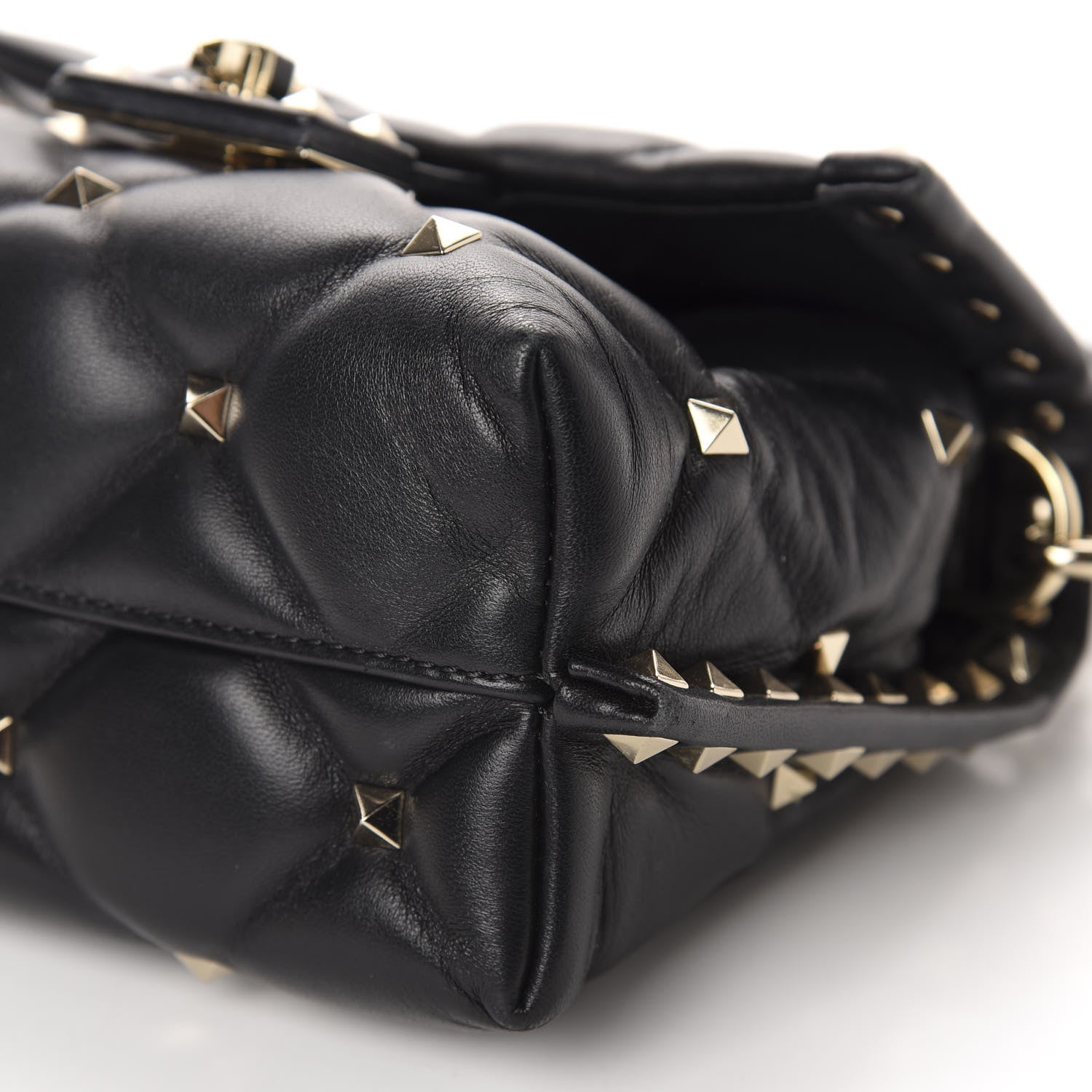 Valentino Garavani Nappa Mini Candystud Top Handle Bag Black 7 of 9