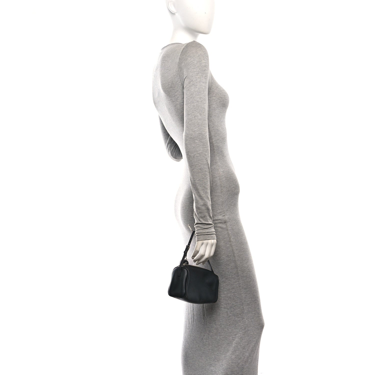 The Row Grained Calfskin 90's Bag Black 2 of 9