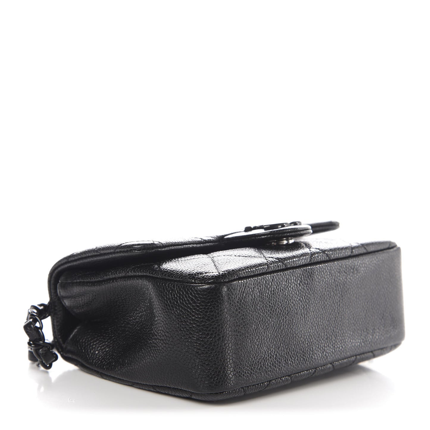 Caviar Quilted Incognito Mini Square Flap Black