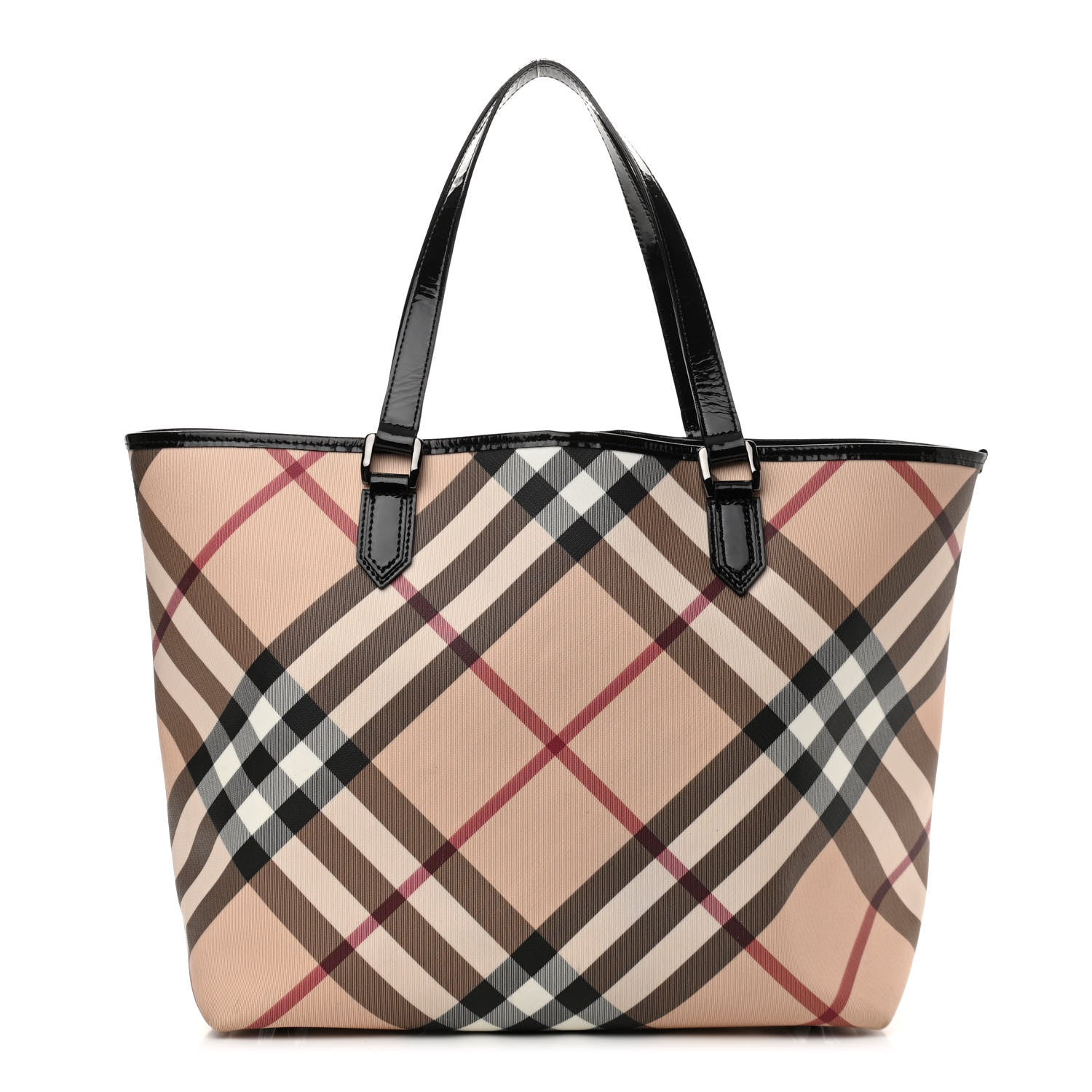 Burberry Supernova Check Large Nickie Tote Black 2 of 14