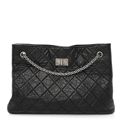 Chanel Aged Calfskin Reissue 2.55 Tote Black 1 of 10