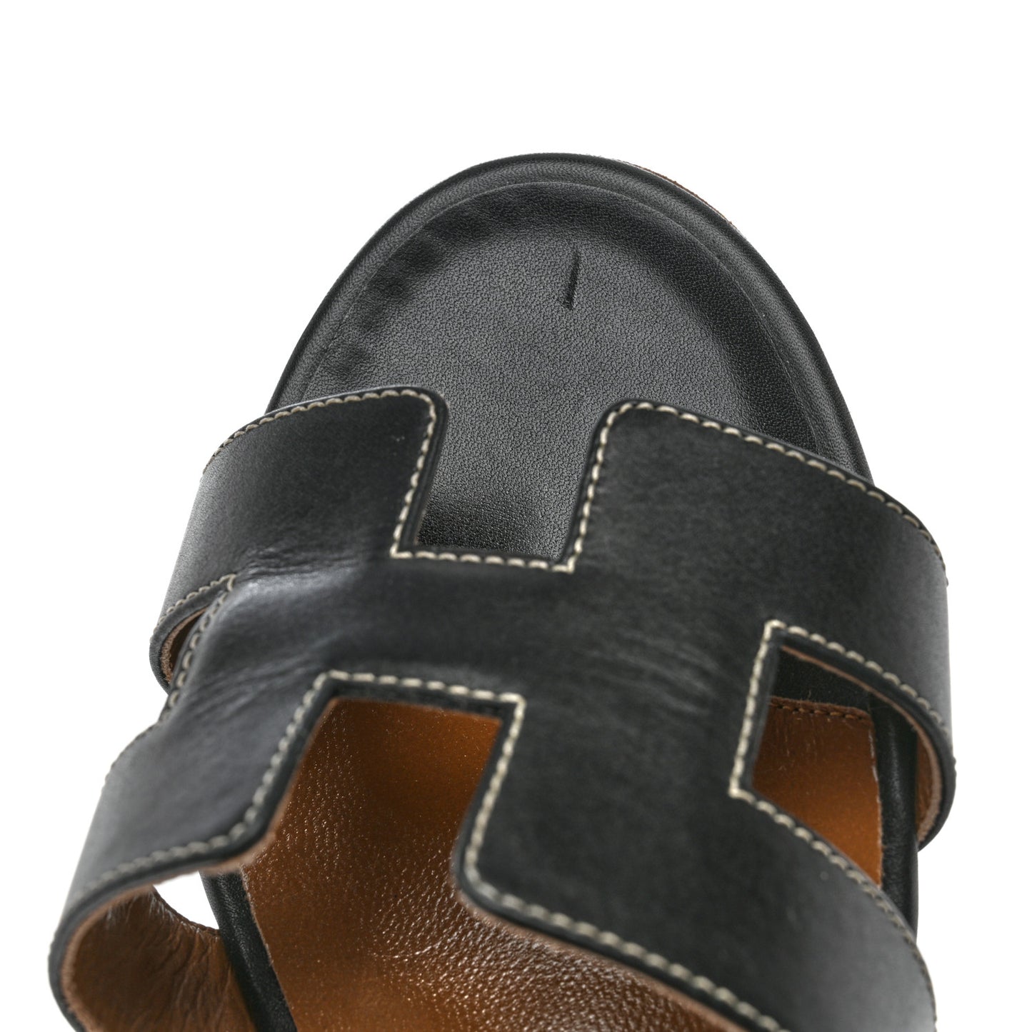 Calfskin Oasis Sandals 38.5 Black