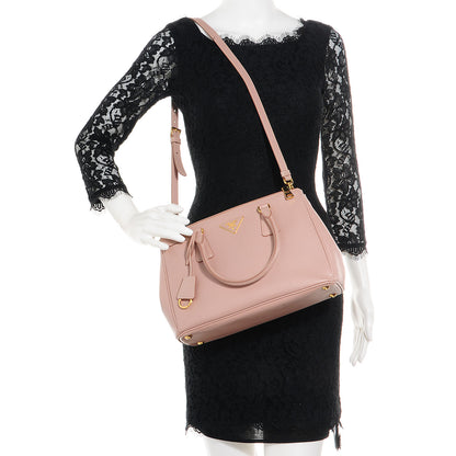 Prada Saffiano Lux Small Double Zip Tote Cammeo 2 of 12