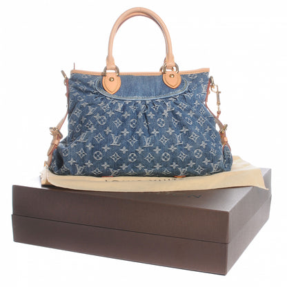 Louis Vuitton Denim Neo Cabby MM Blue 5 of 8
