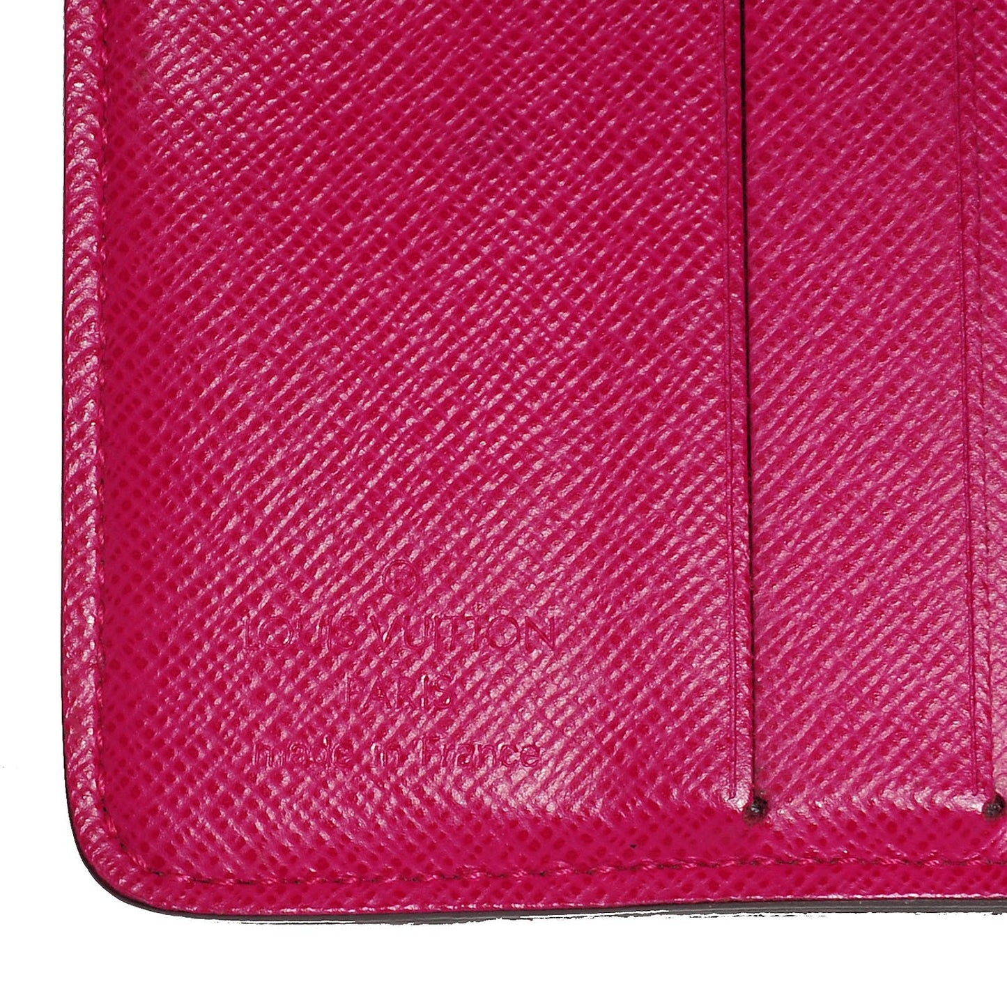 Monogram Perforated Compact Zipped Wallet Fuchsia