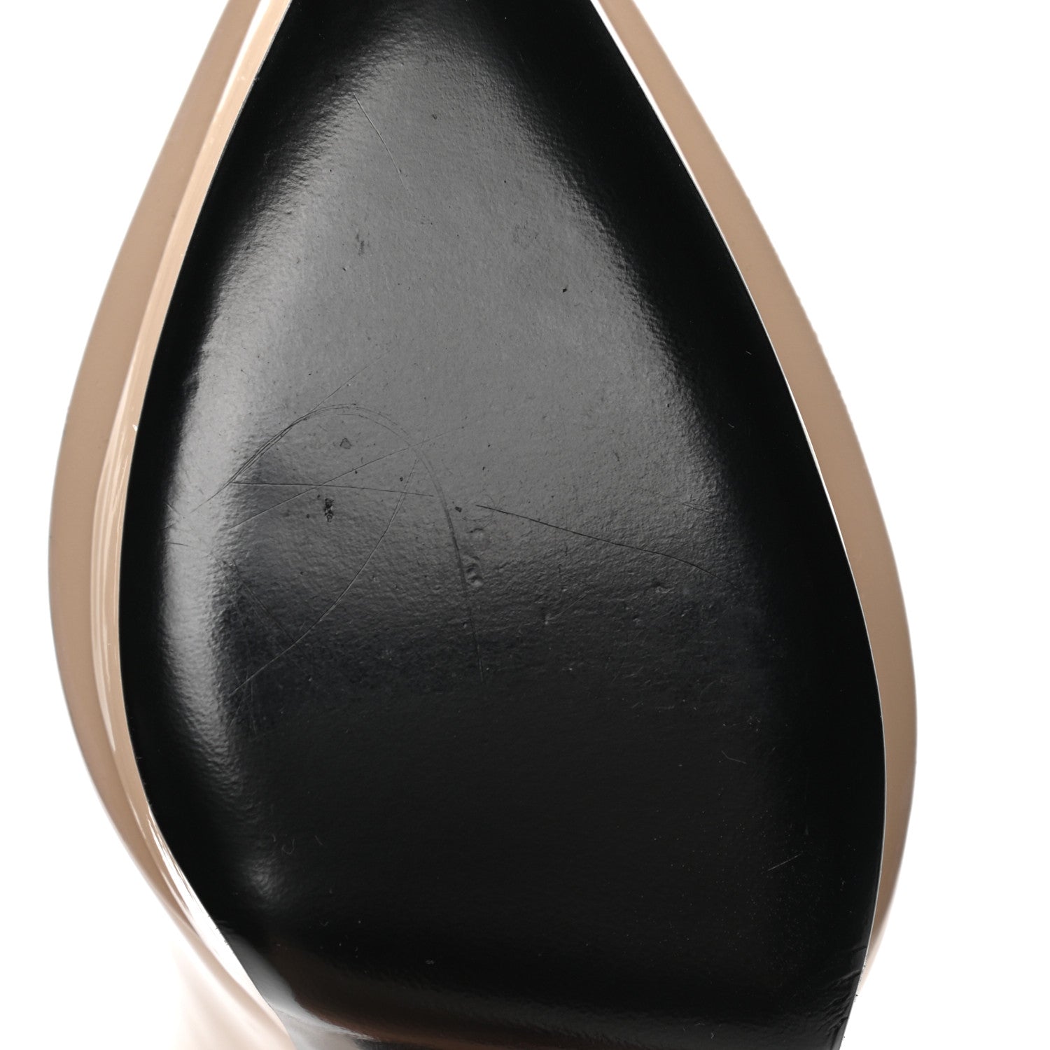 Saint Laurent Patent Janis 105 Platform Pumps 36.5 Nude Powder 6 of 6
