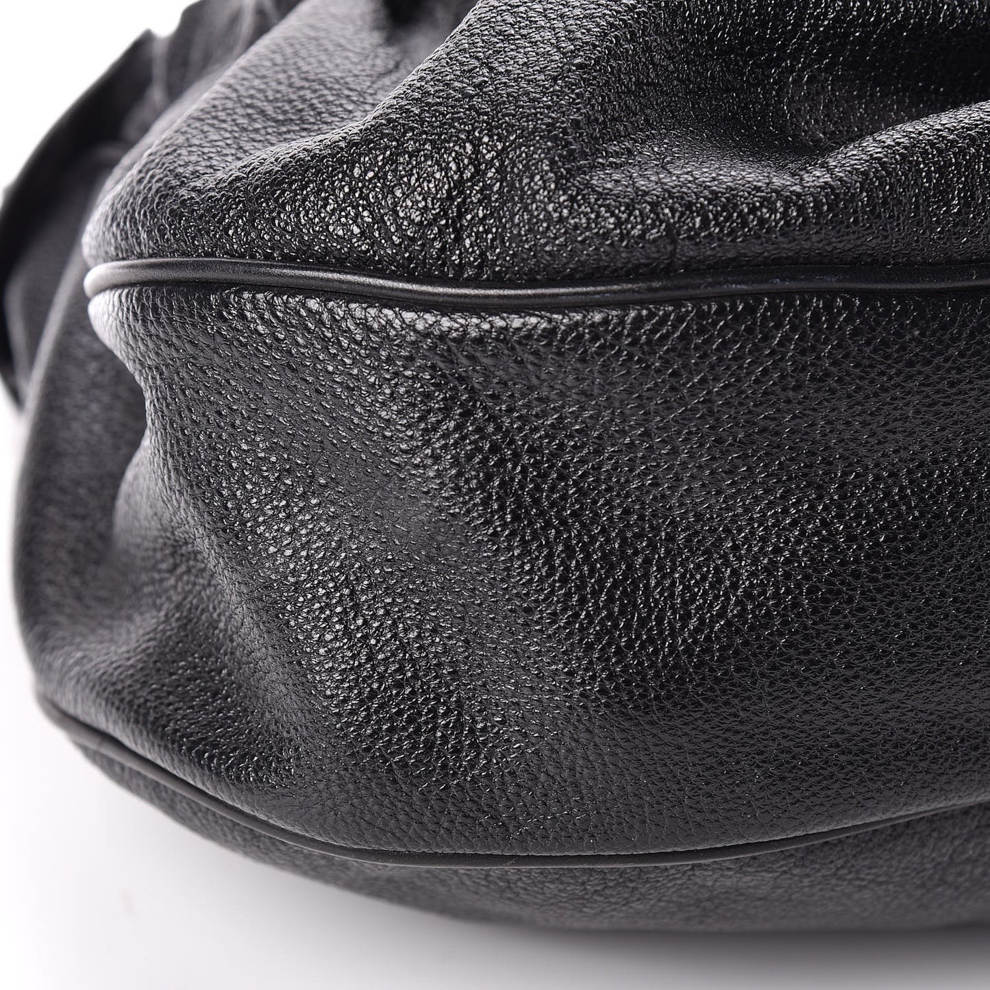 Calfskin Hobo Black