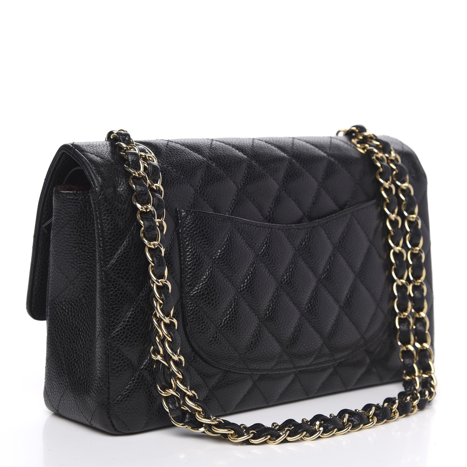 Chanel Caviar Quilted Medium Double Flap Black 3 of 16