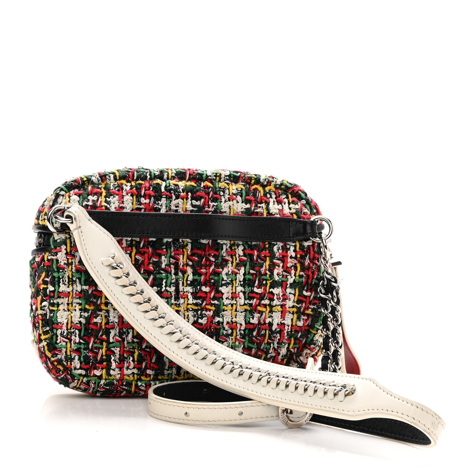 Chanel Tweed Calfskin Street Allure Waist Bag White Multicolor 3 of 13