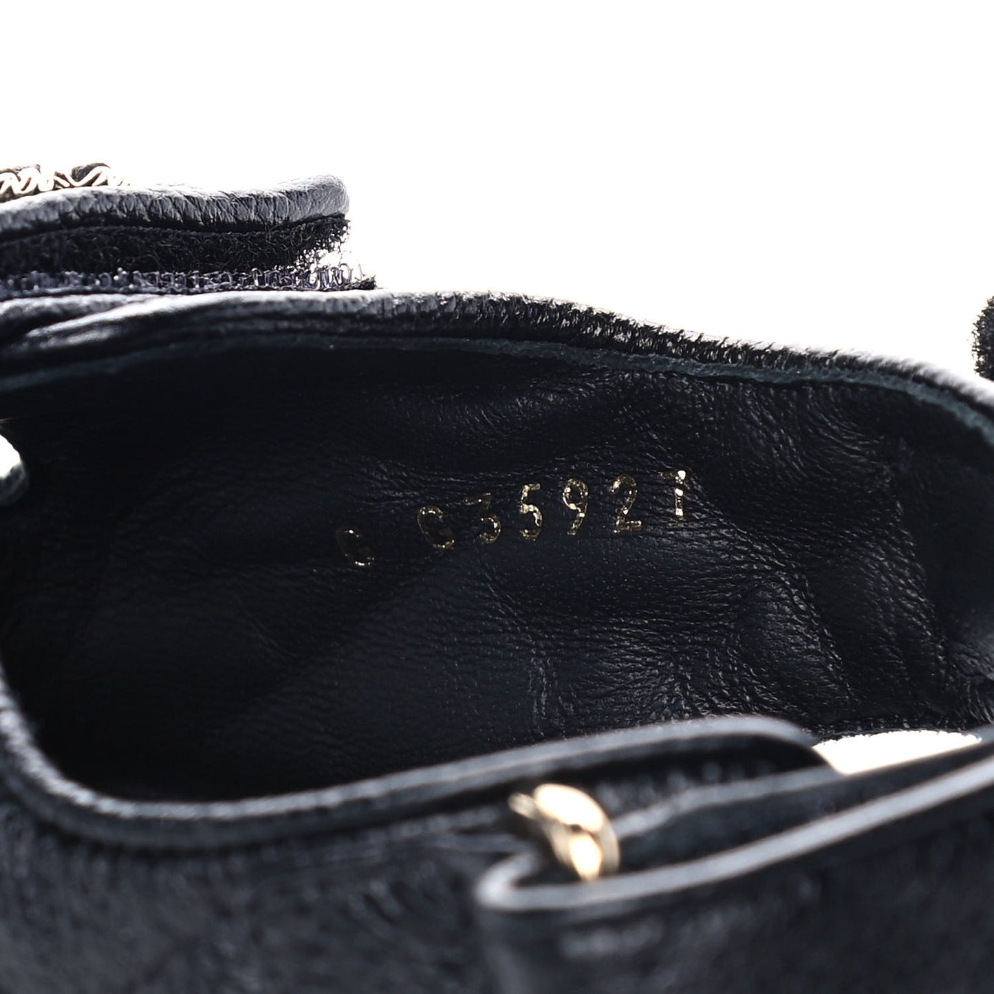 Grained Calfskin Velcro Dad Sandals 37 Black