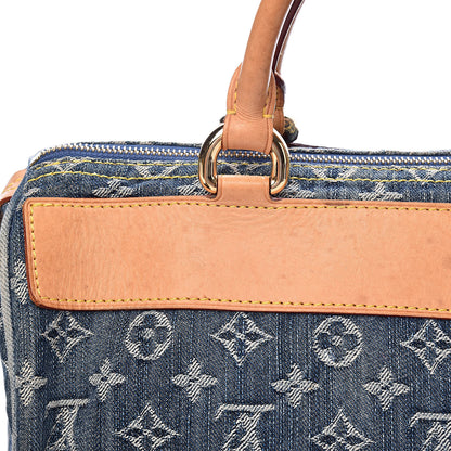 Louis Vuitton Monogram Denim Neo Speedy Blue 13 of 24