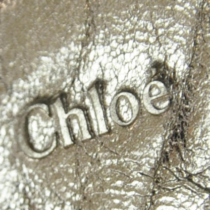 Chloe Leather Heloise Satchel Gold 5 of 8