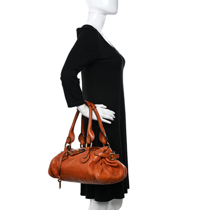 Chloe Calfskin Medium Paddington Satchel Tan 2 of 14