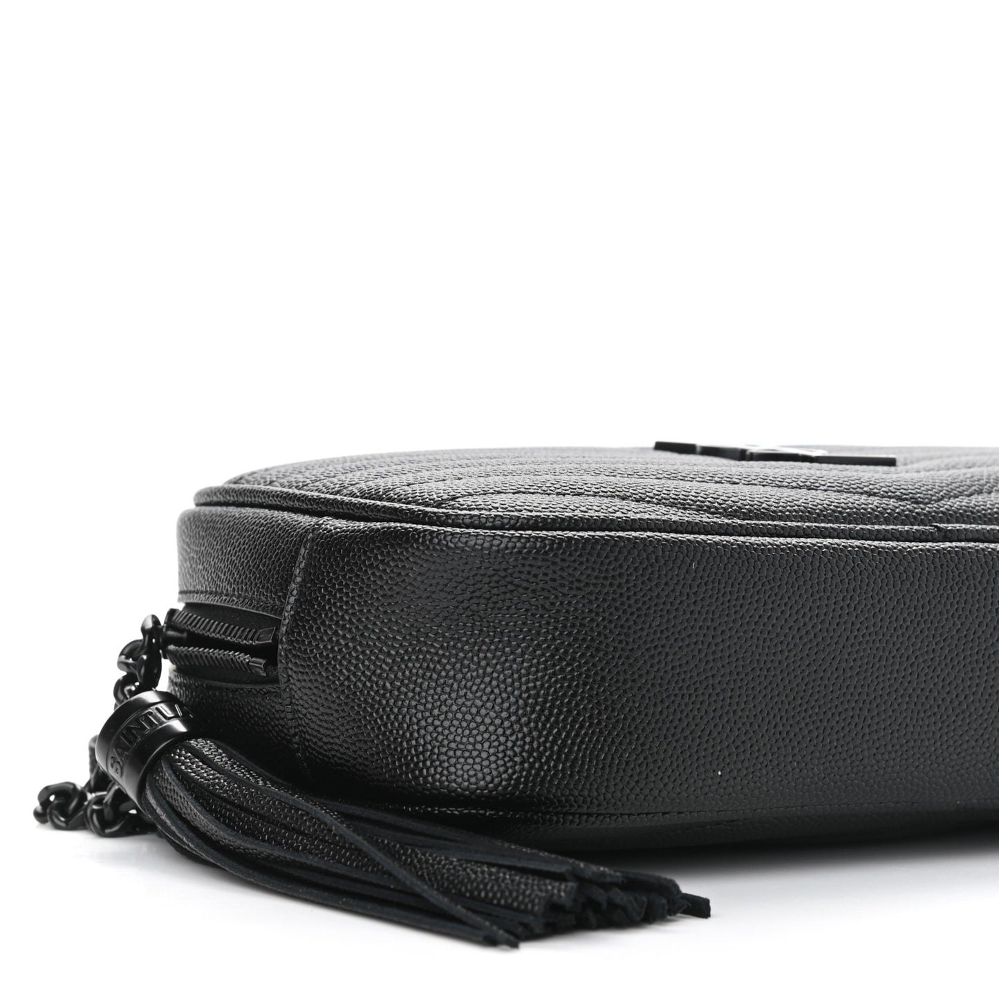 Grain De Poudre Matelasse Monogram Mini Lou Camera Bag Black