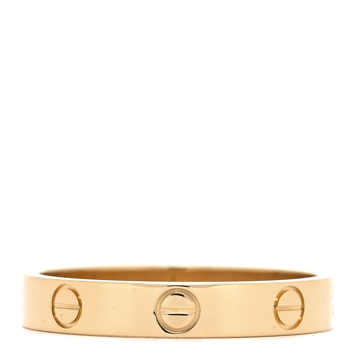 Cartier 18K Yellow Gold 3.5mm LOVE Wedding Band Ring 58 8.25 3 of 4