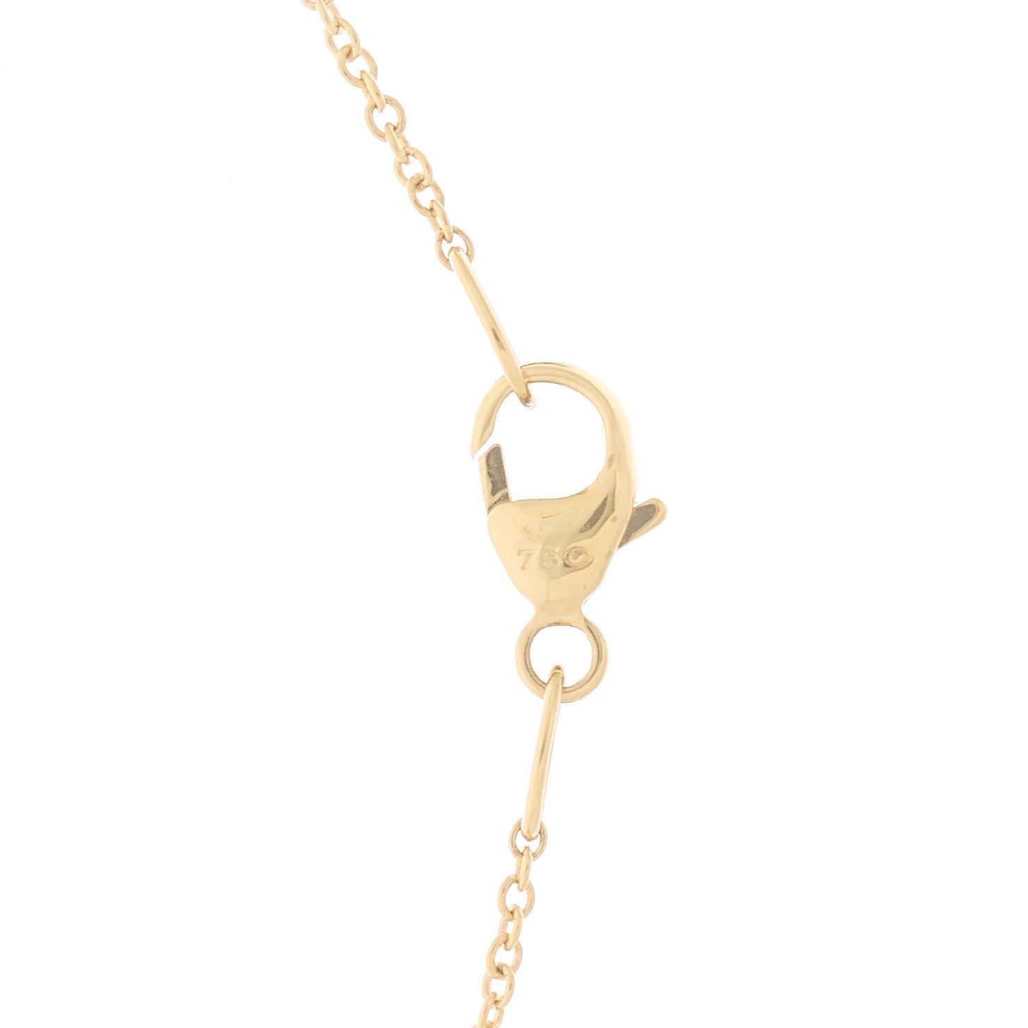 David Yurman 18K Yellow Gold Diamond Lapisl Lazuli Petite Elements Necklace 4 of 4