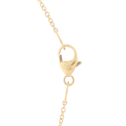 David Yurman 18K Yellow Gold Diamond Lapisl Lazuli Petite Elements Necklace 4 of 4