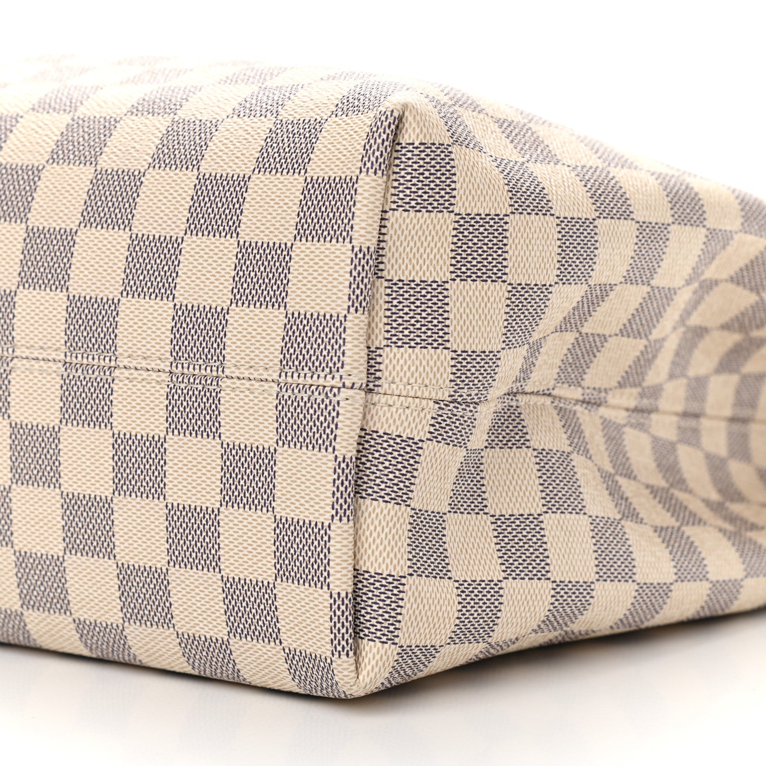 Louis Vuitton Damier Azur Graceful MM Rose Ballerine 8 of 9