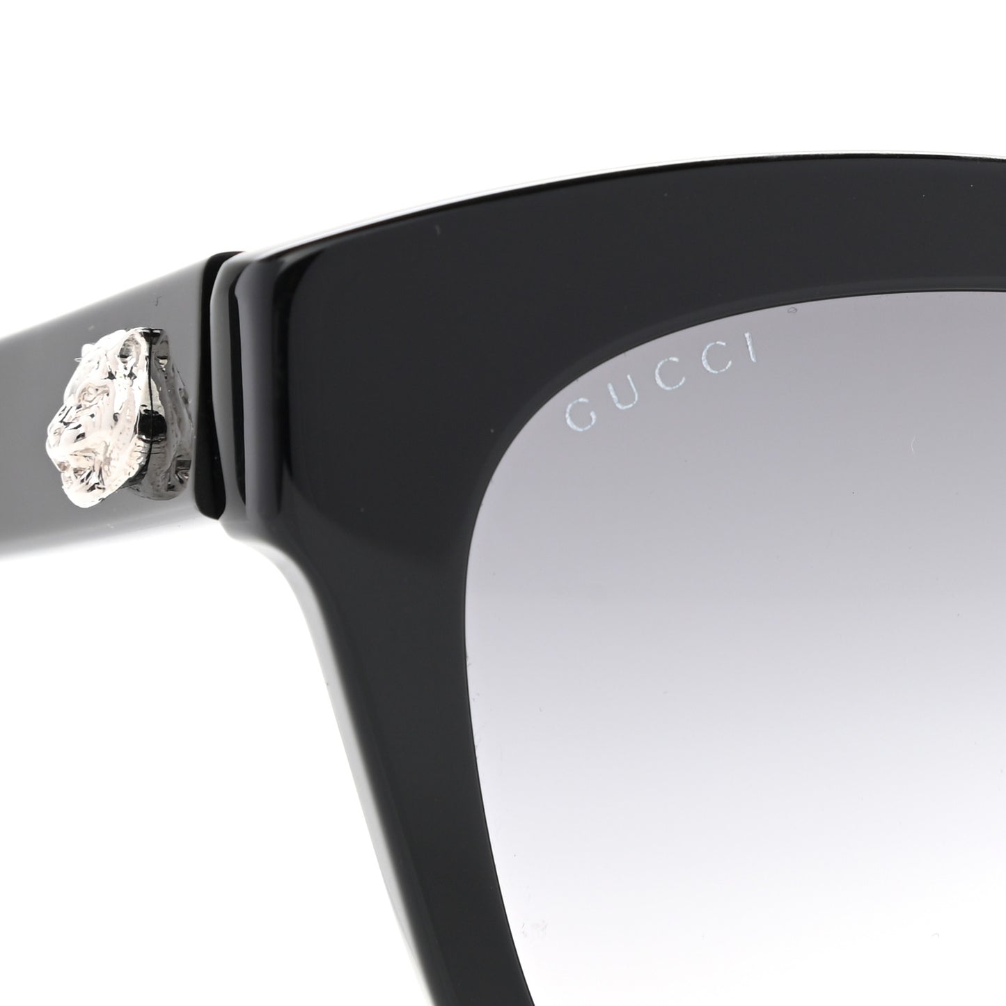 Acetate Square Frame Sunglasses GG0029SA Black