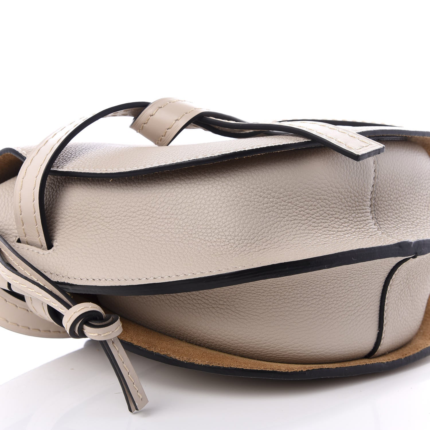 Loewe Grained Calfskin Small Gate Crossbody Bag Light Oat 5 of 8
