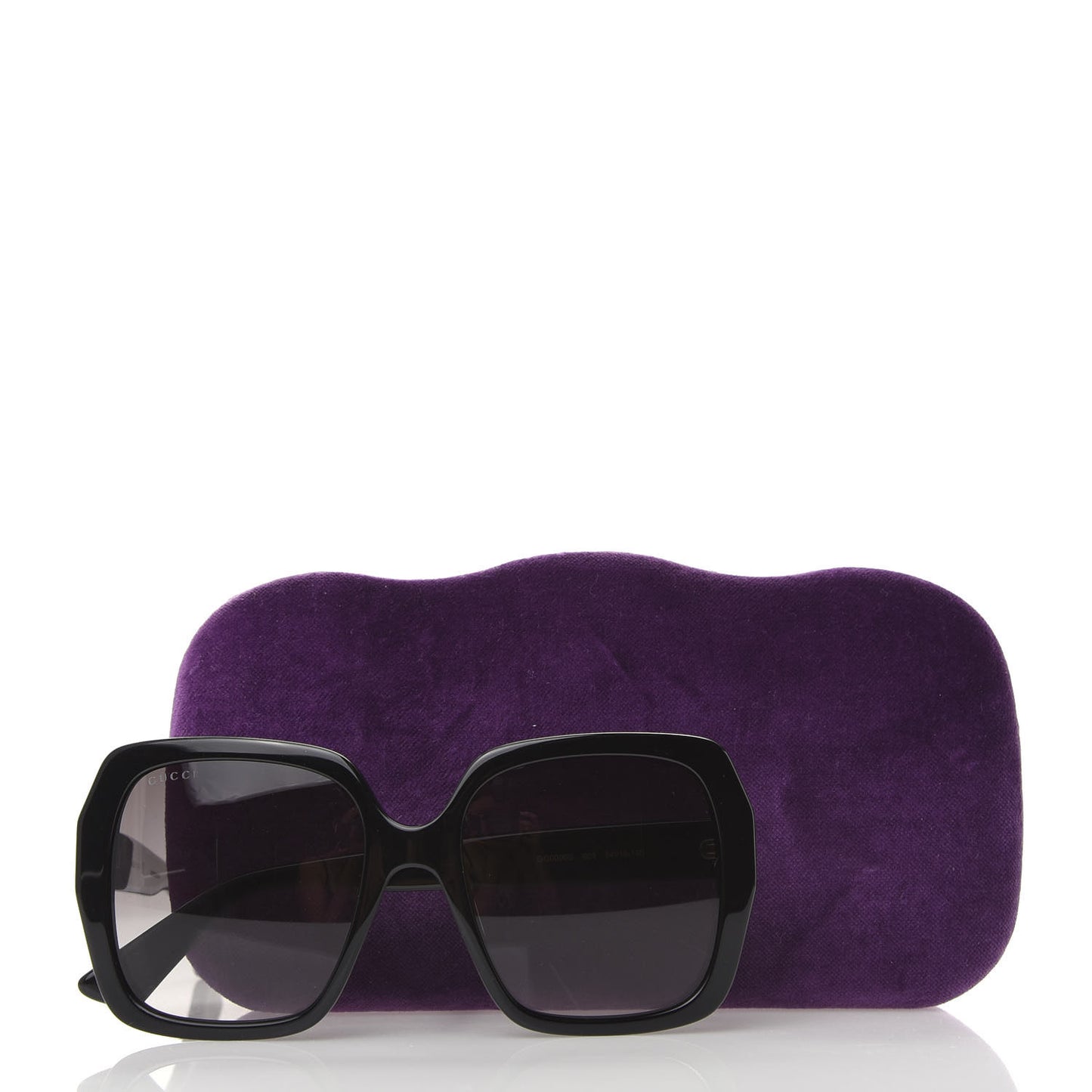 Acetate Square Frame GG0096S Sunglasses Black