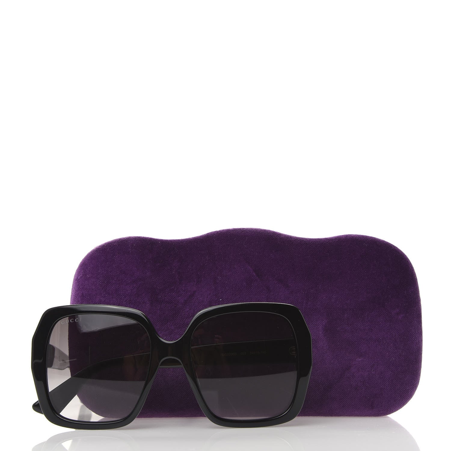Gucci Acetate Square Frame GG0096S Sunglasses Black 8 of 8