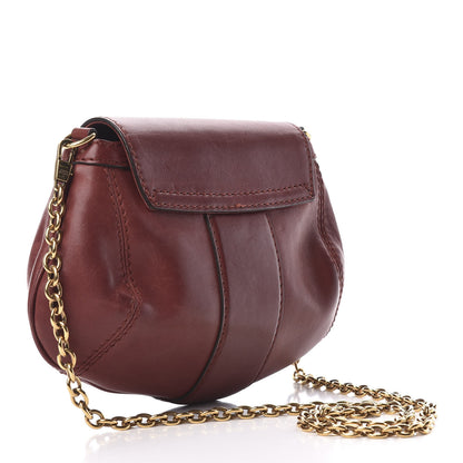Gucci Calfskin Raccoon Tail Small Smilla Chain Bag Red 3 of 11