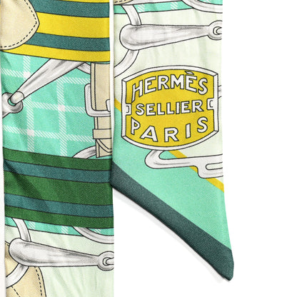 Hermes Silk Tatersale Twilly 2 of 5
