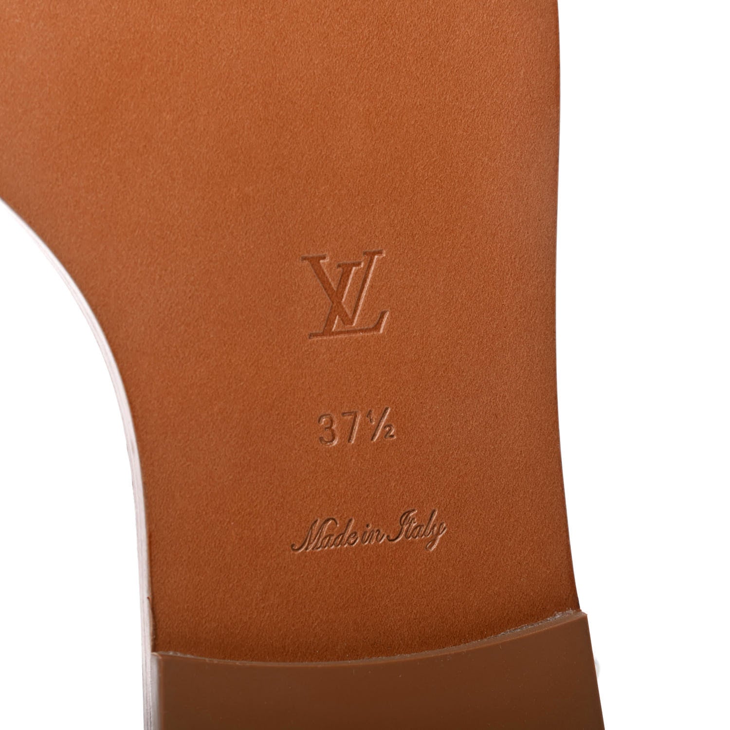 Louis Vuitton Monogram Escale Palma Flat Sandals 37.5 Rouge 6 of 8