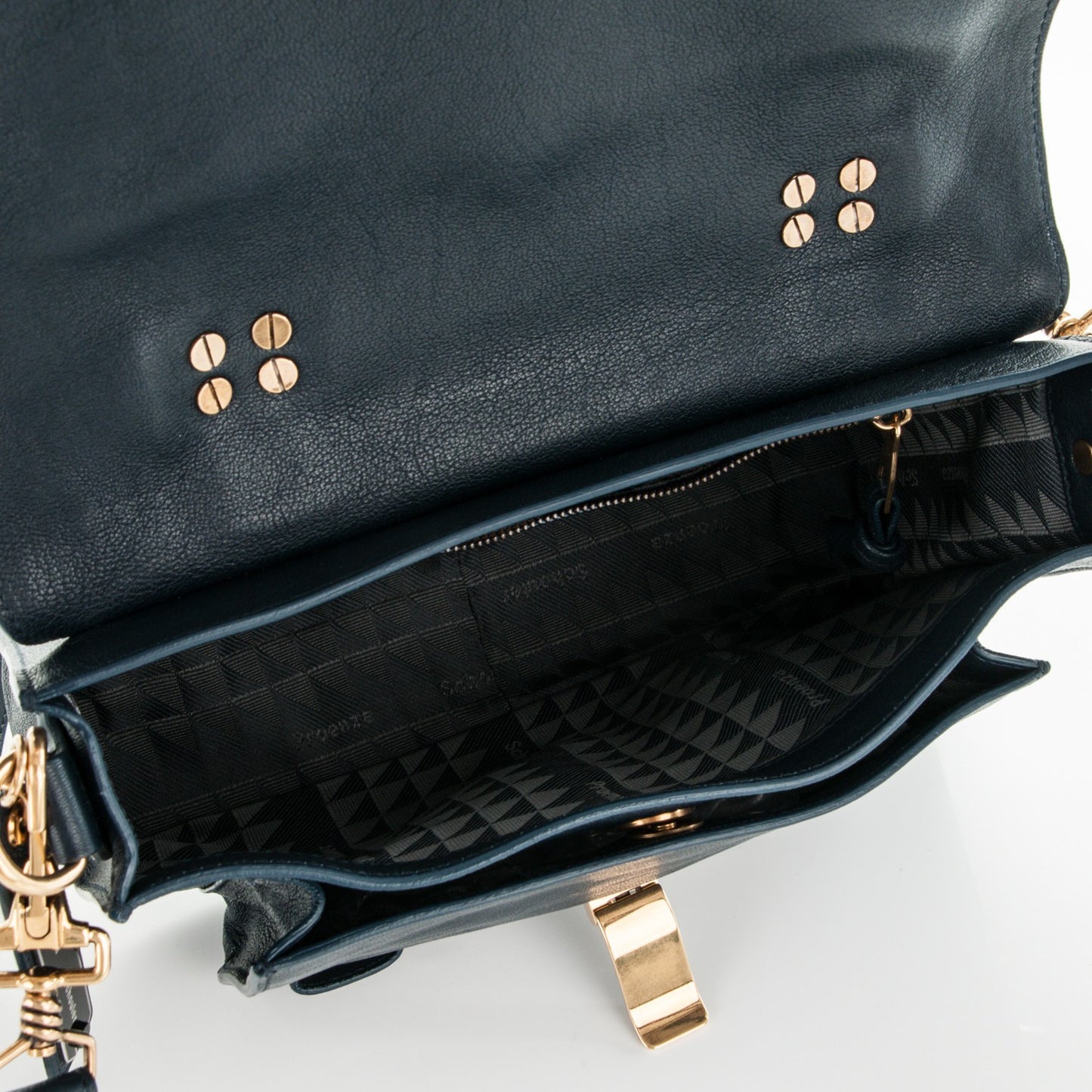 Lambskin Tiny PS1 Satchel Midnight