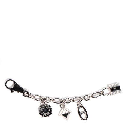 Hermes Palladium Olga Bag Charm Silver 1 of 3