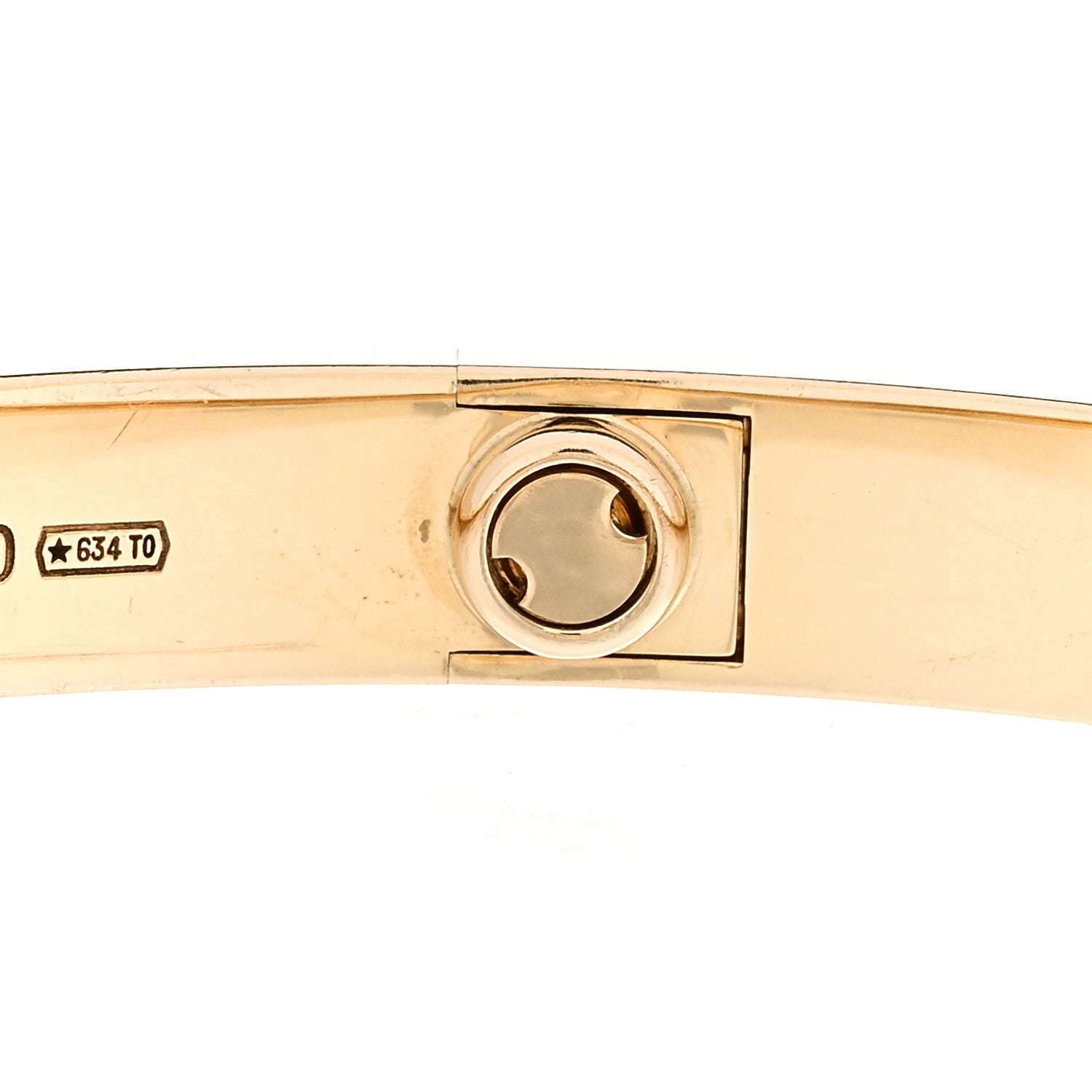 Cartier 18K Yellow Gold LOVE Bracelet 19 6 of 8