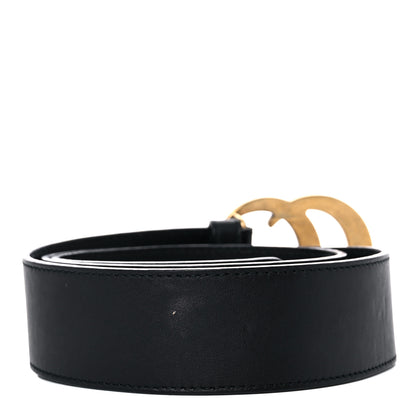 Gucci Calfskin Double G 40mm Belt 80 32 Black 2 of 9
